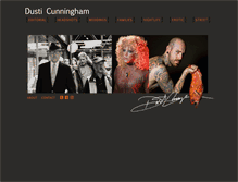 Tablet Screenshot of dusticunningham.com